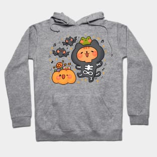 Cute Dancing Skelekitty Hoodie